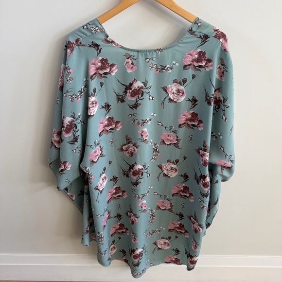 Eclipse Open Cardigan Blouse with Floral Pattern – Size Medium - Picture 3 of 4